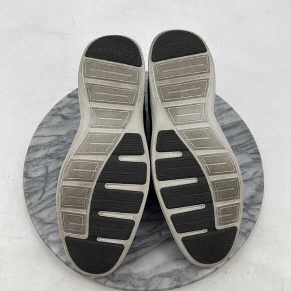 Cole Haan Mens 10 Shoes Grey Grand OS Leather Lace Up Wingtip Dress C24895 - Picture 8 of 15